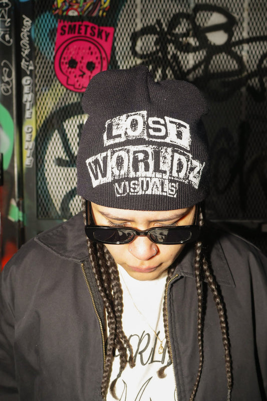 Black “Visuals” Beanie